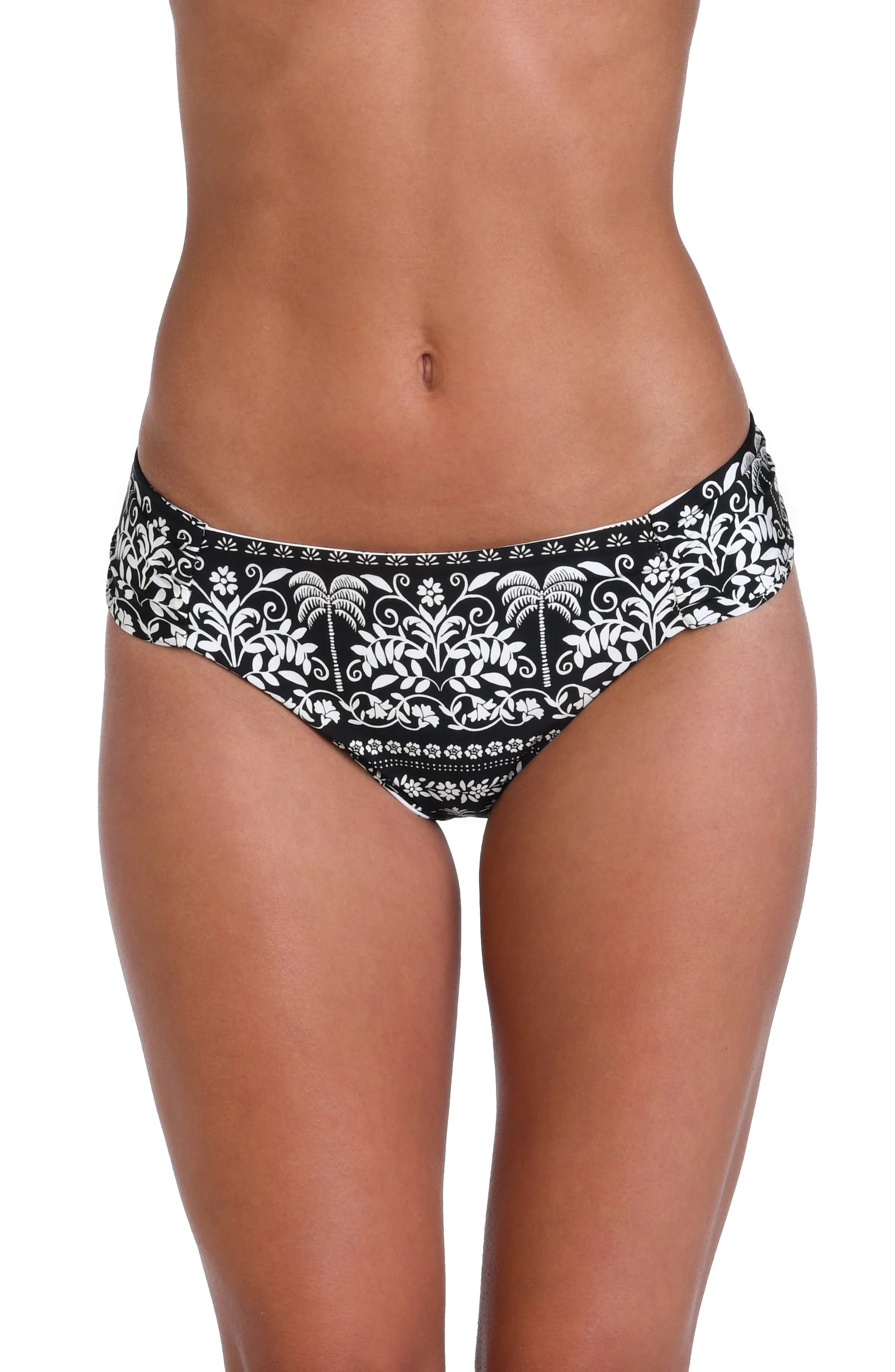 Sunshine 79 Ivory Coast Reversible Side Shirred Hipster Bottom - FINAL SALE sold by La Blanca product image thumbnail 3