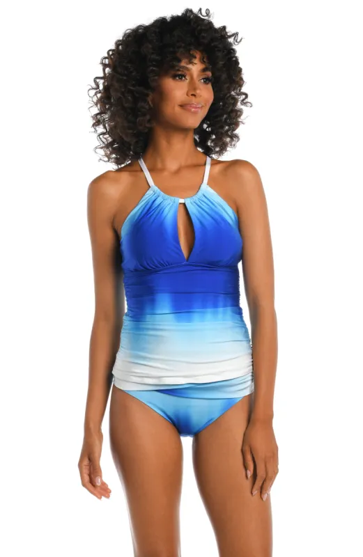 Ocean Oasis Keyhole Tankini Top - FINAL SALE sold by La Blanca
