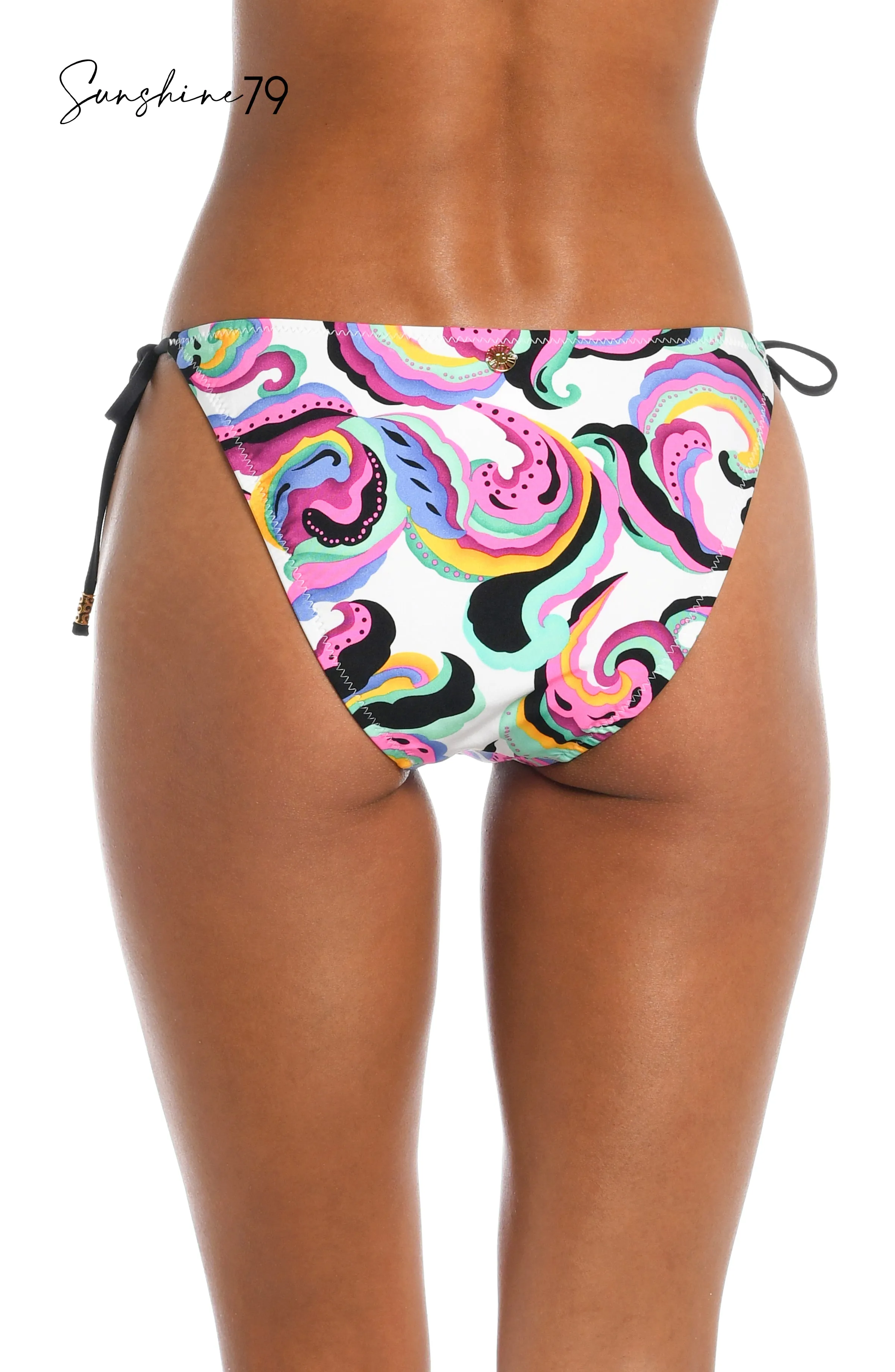 Sunshine 79 Psychedelia String Tie-Side Hipster Bottom - FINAL SALE sold by La Blanca product image thumbnail 2