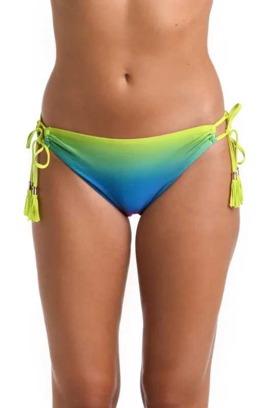 Setting Sun Side Tie Hipster Bottom sold by La Blanca