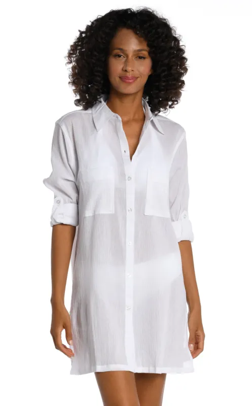 Island Fare Resort Button Down Shirt - FINAL SALE made by La Blanca