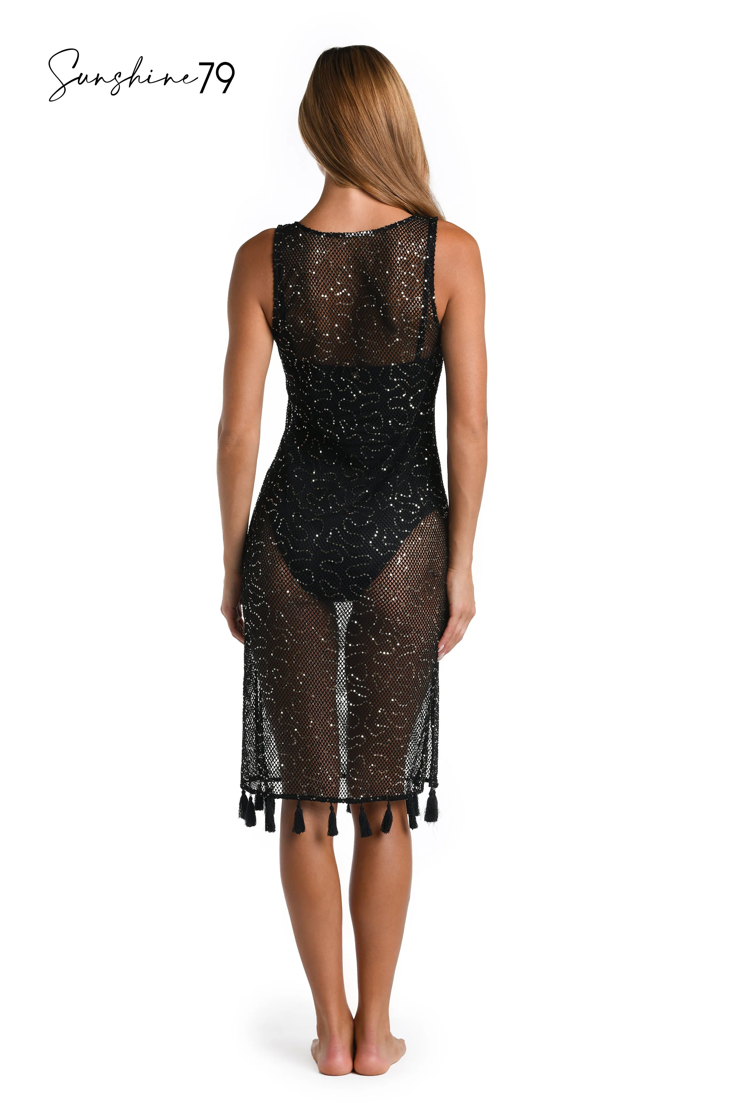 Sunshine 79 Shine Crochet Midi Dress Cover Up sold by La Blanca product image thumbnail 2