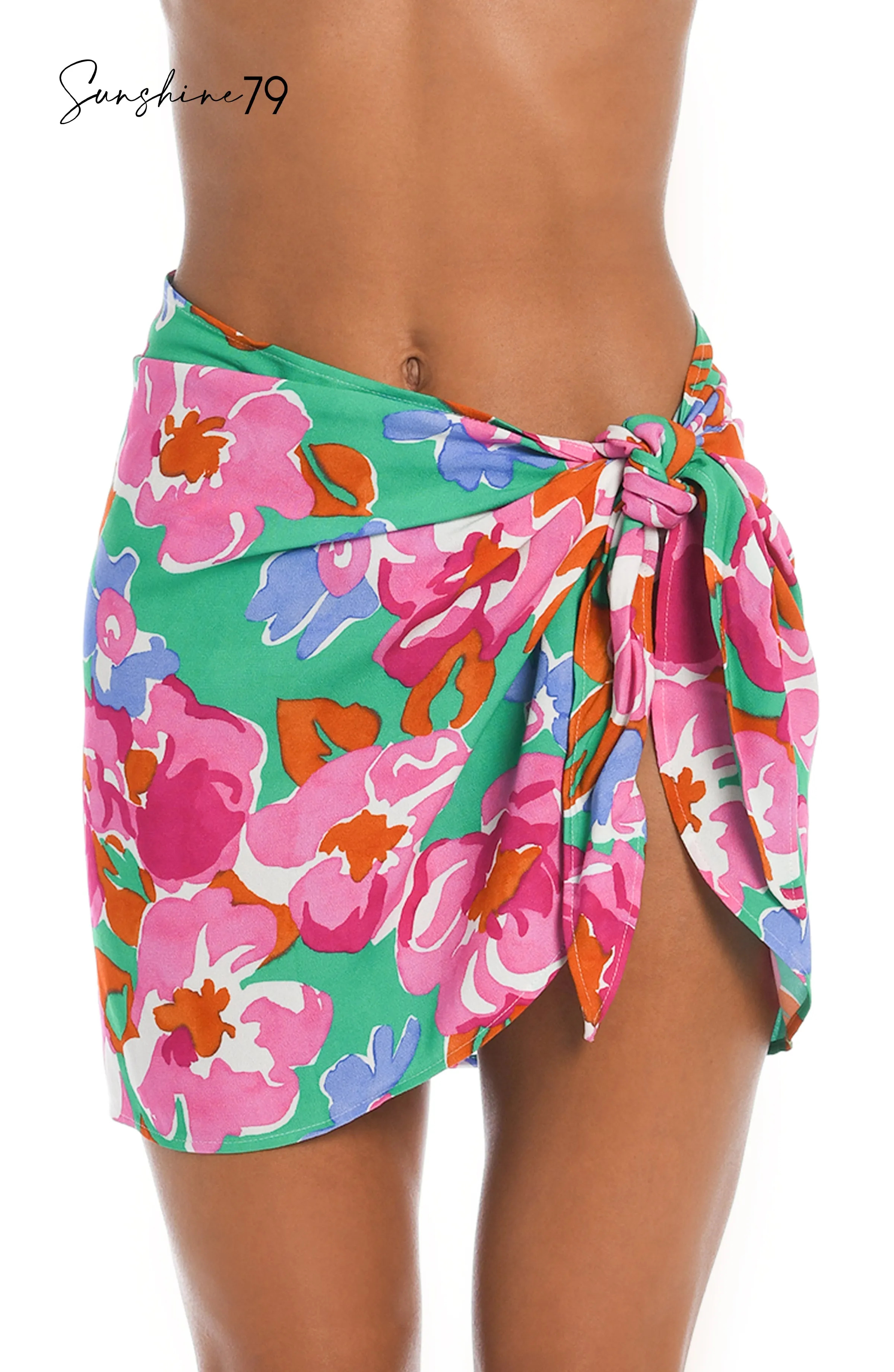 Sunshine 79 Summer Of Love Short Pareo Wrap Cover Up sold by La Blanca