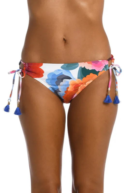 Floral Rhythm Side Tie Hipster Bottom - FINAL SALE sold by La Blanca