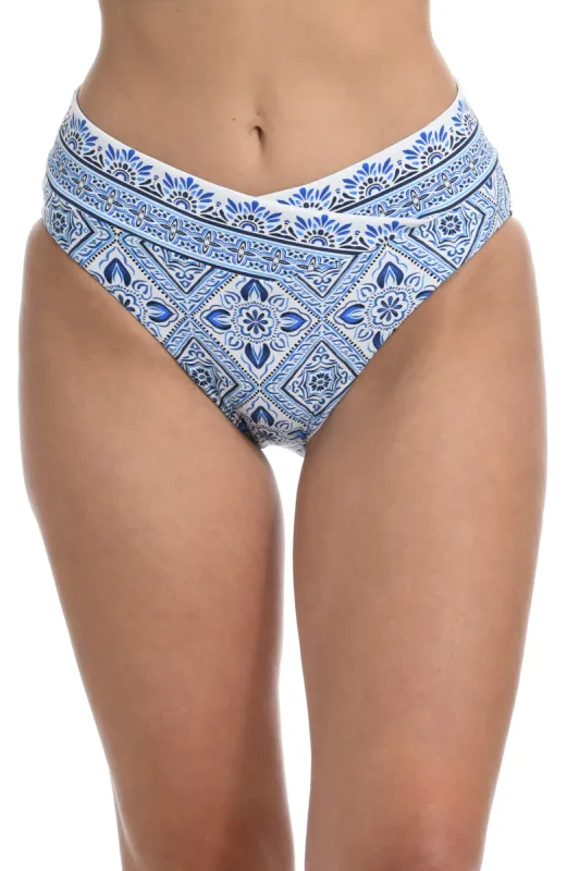 Mediterranean Breeze High Waist Bottom - FINAL SALE sold by La Blanca