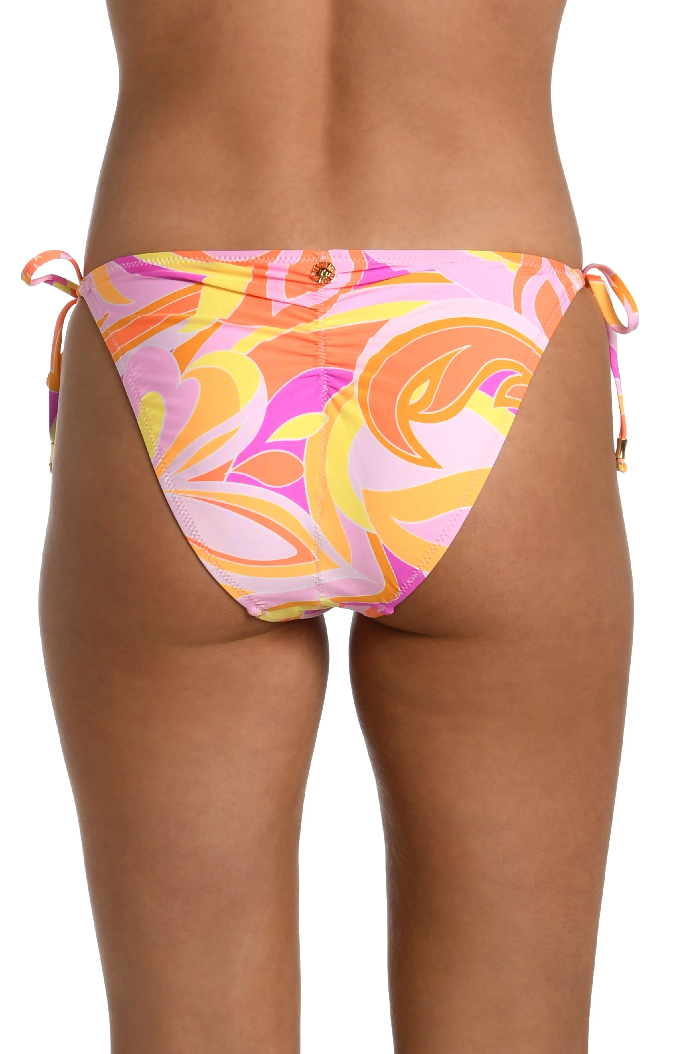 Sunshine 79 Retro Swirl Side Tie Hipster Bottom - FINAL SALE sold by La Blanca product image thumbnail 2