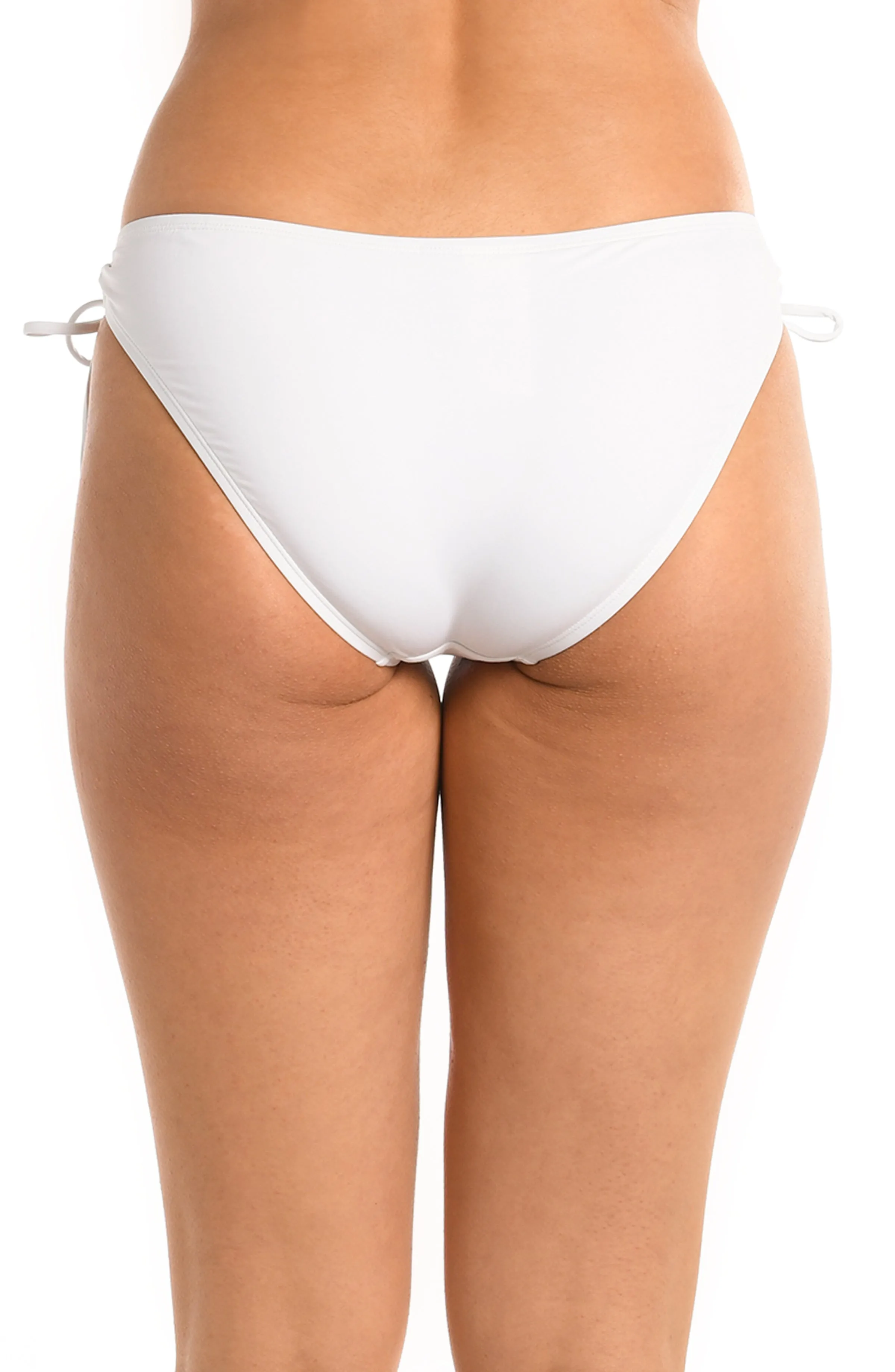 Island Goddess Side Tie Hipster Bottom - White sold by La Blanca product image thumbnail 2