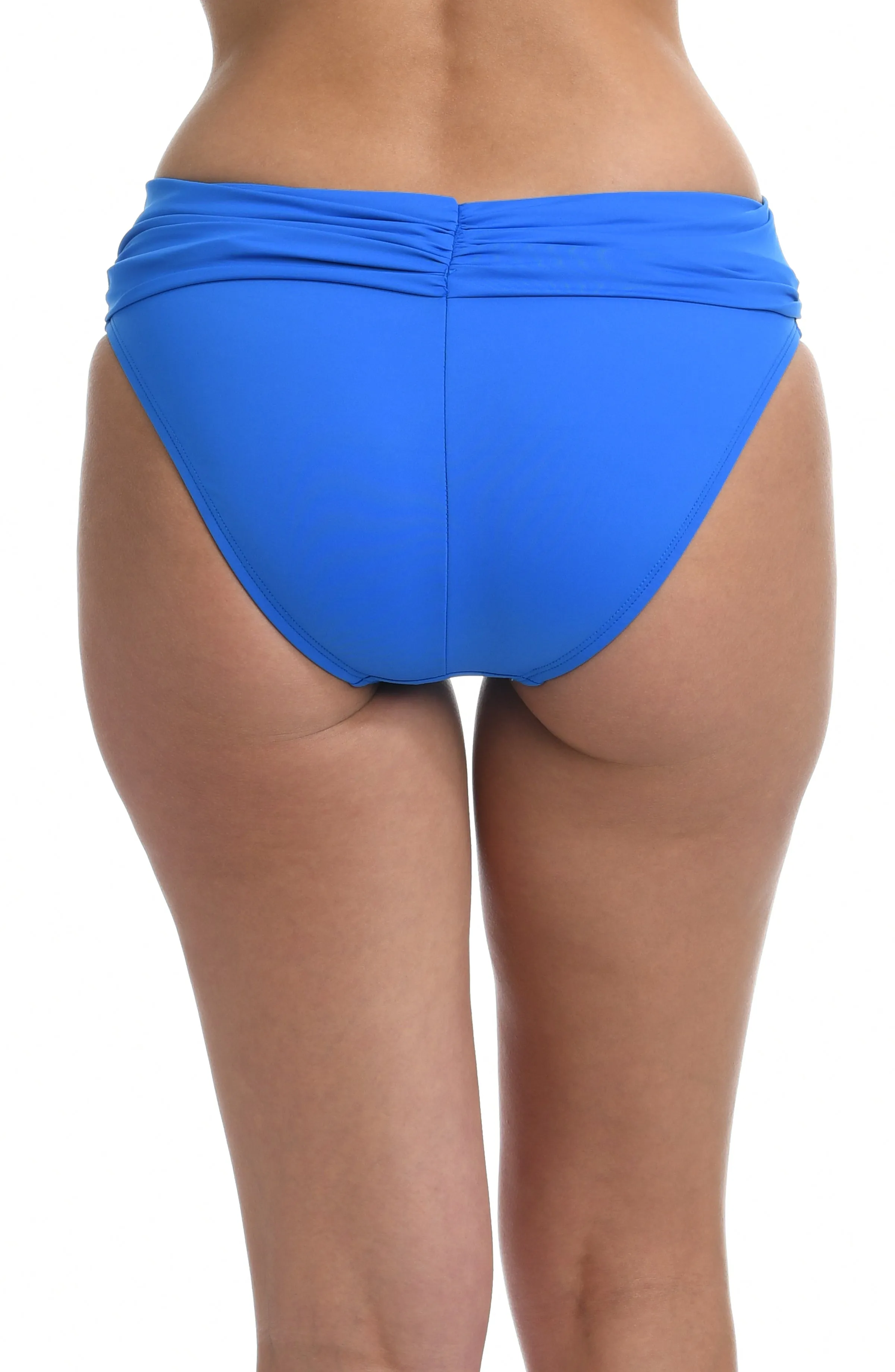 Island Goddess Ruched Band Hipster Bottom - Capri Blue - FINAL SALE sold by La Blanca product image thumbnail 2