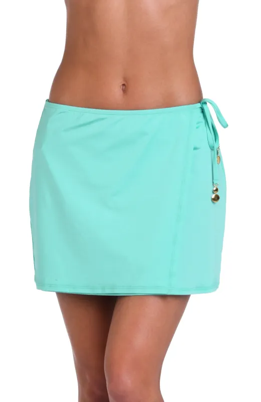 Sunshine 79 Sunshine Solids Wrap Skirt Cover Up - Seaglass - FINAL SALE sold by La Blanca