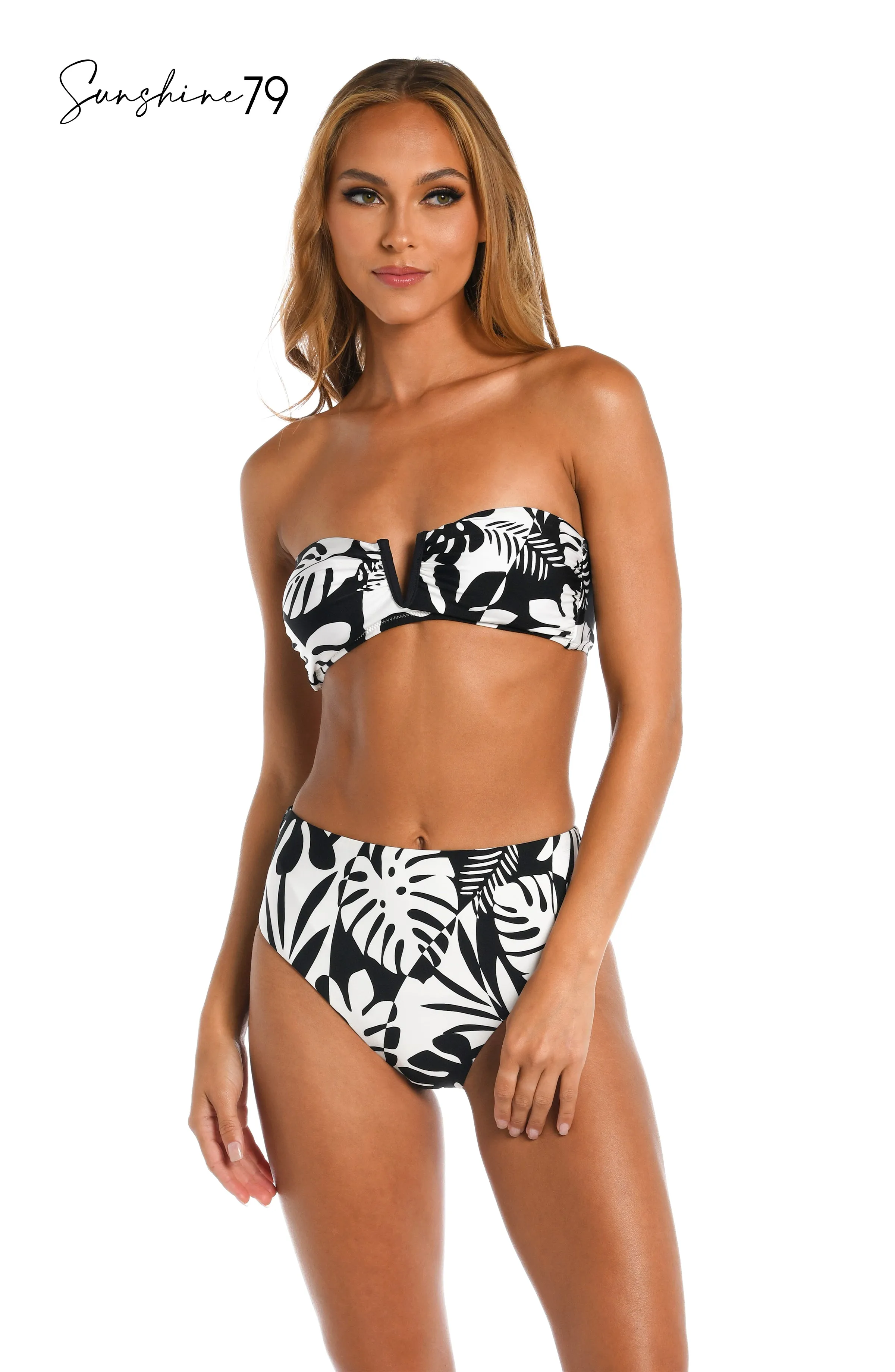 Sunshine 79 Optic Tropic V-Wire Bandeau Bikini Top - FINAL SALE sold by La Blanca product image thumbnail 3