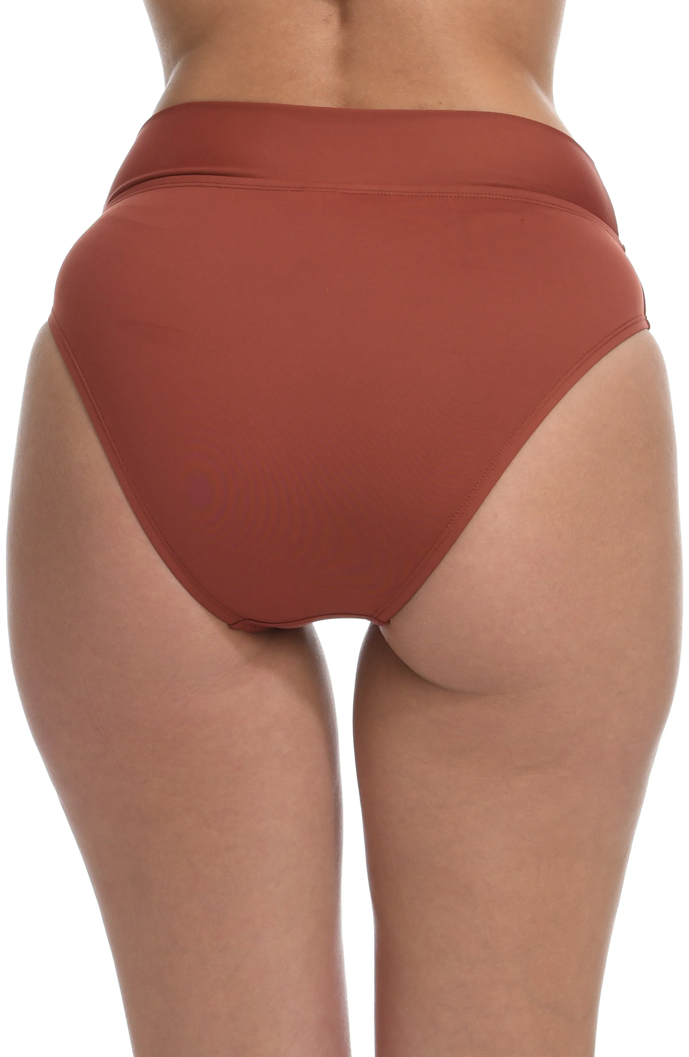 Island Goddess Crossover High Waist Bottom - FINAL SALE - Cinnamon sold by La Blanca product image thumbnail 2