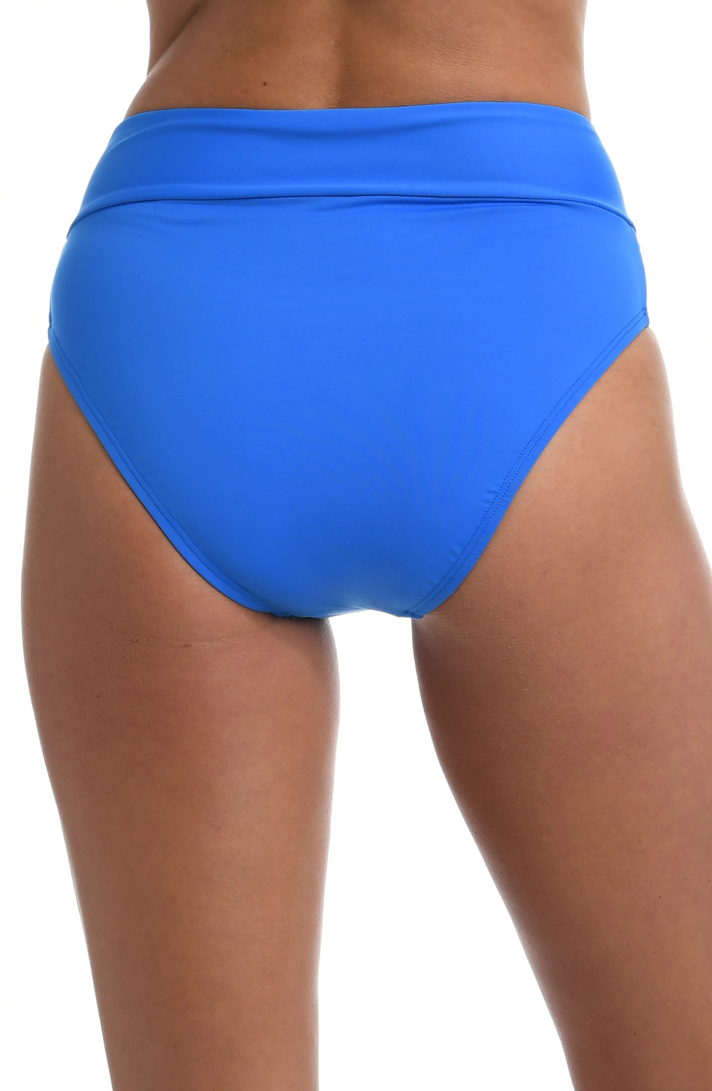 Island Goddess Crossover High Waist Bottom - Capri Blue - FINAL SALE sold by La Blanca product image thumbnail 2