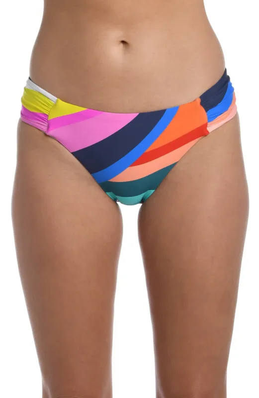 Sunscape Side Shirred Hipster Bottom sold by La Blanca