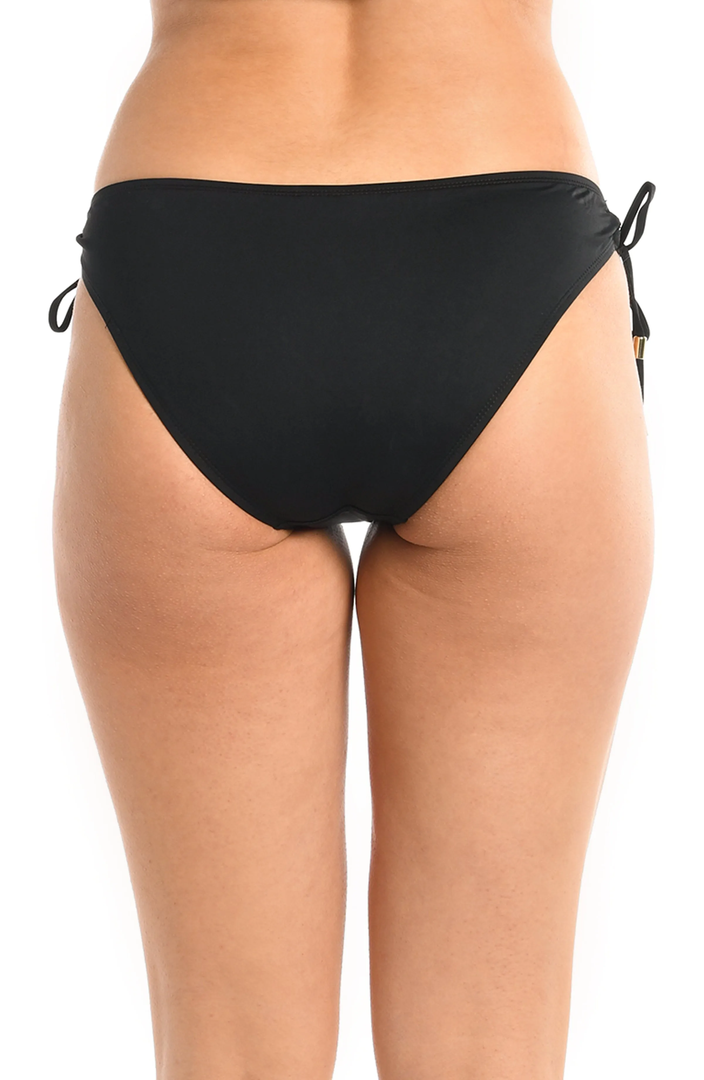 Island Goddess Side Tie Hipster Bottom - Black sold by La Blanca product image thumbnail 2
