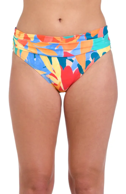 Fantasy Resort Ruched Band Hipster Bottom - FINAL SALE sold by La Blanca