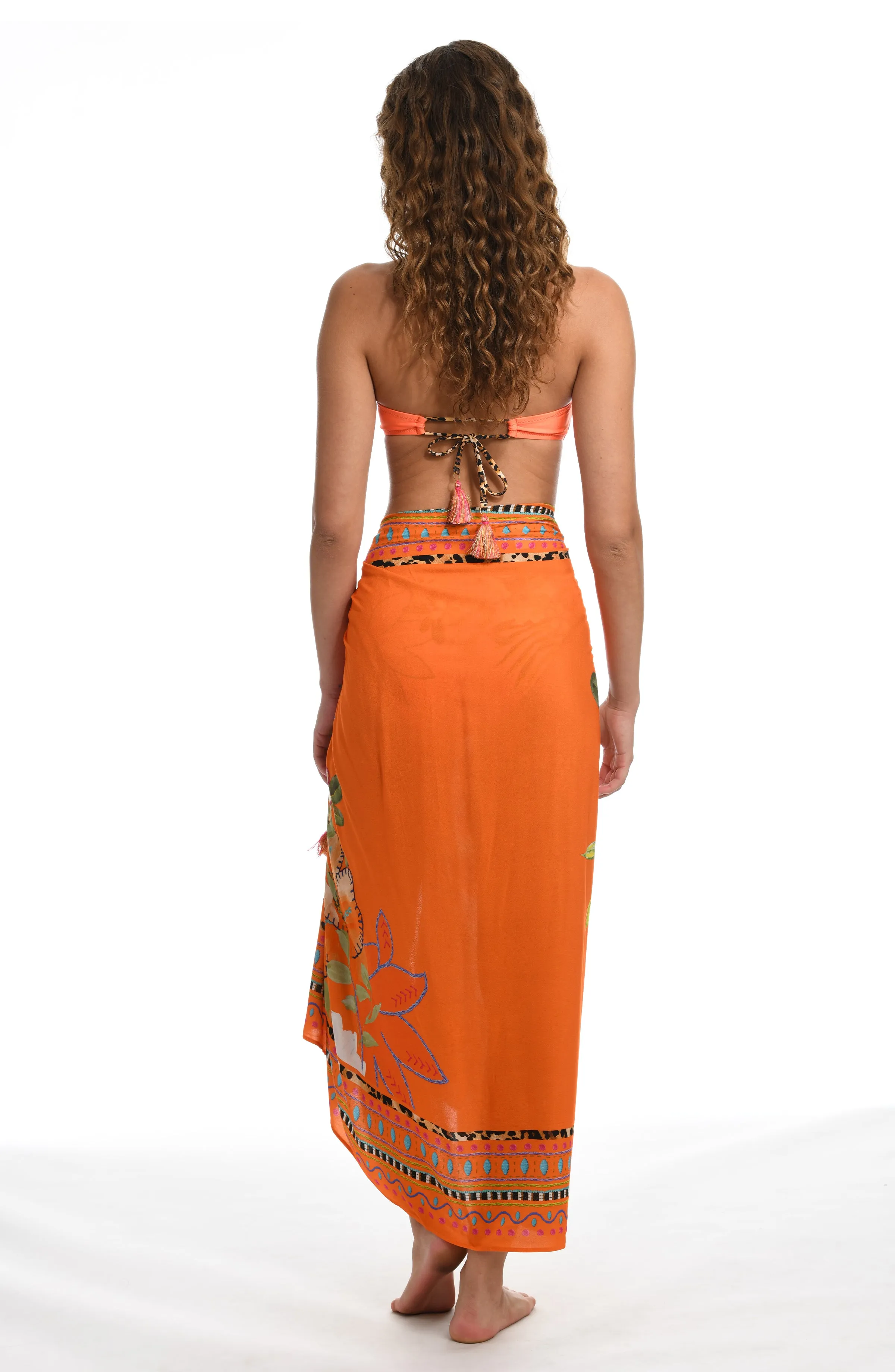 Sunshine 79 In A Trance Tropical Pareo Wrap - FINAL SALE sold by La Blanca product image thumbnail 2