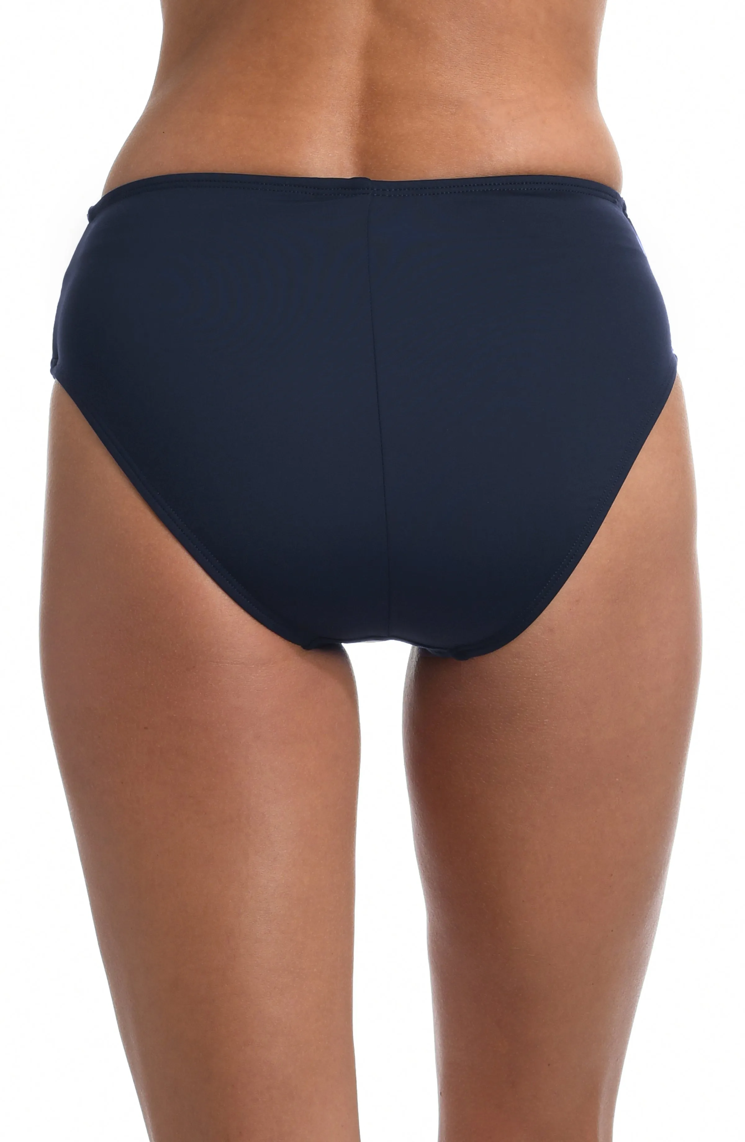 Island Goddess Mid-Waist Sash Band Bottom - Indigo sold by La Blanca product image thumbnail 2