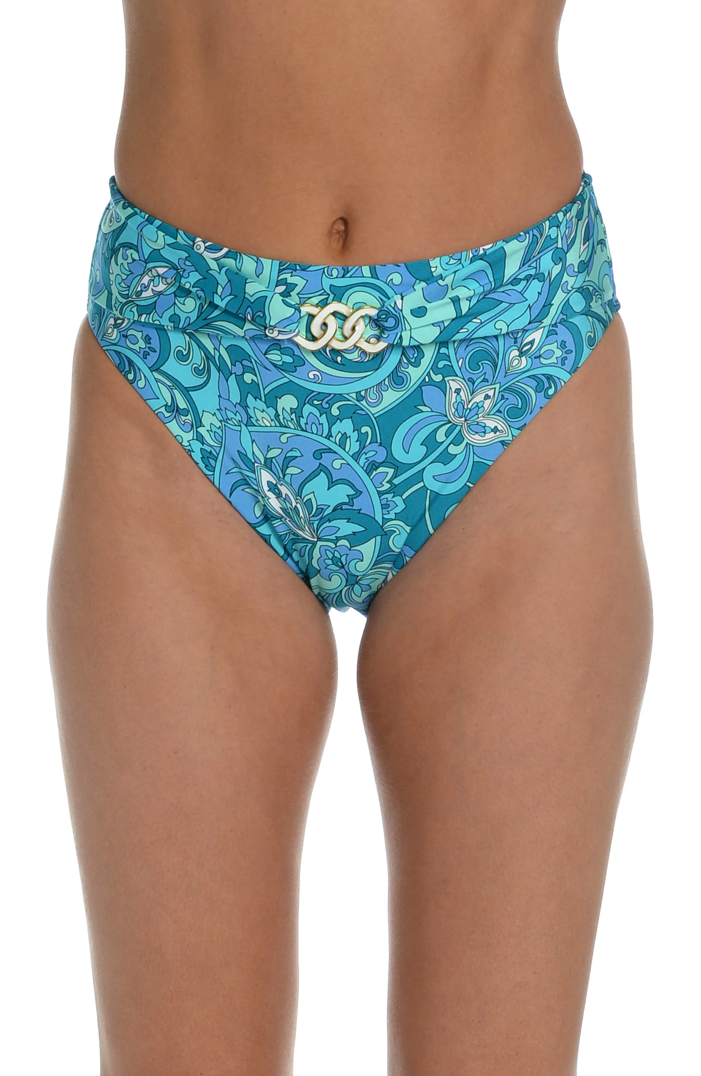 Sunshine 79 Boheme Paisley High-Waist Bottom - FINAL SALE sold by La Blanca