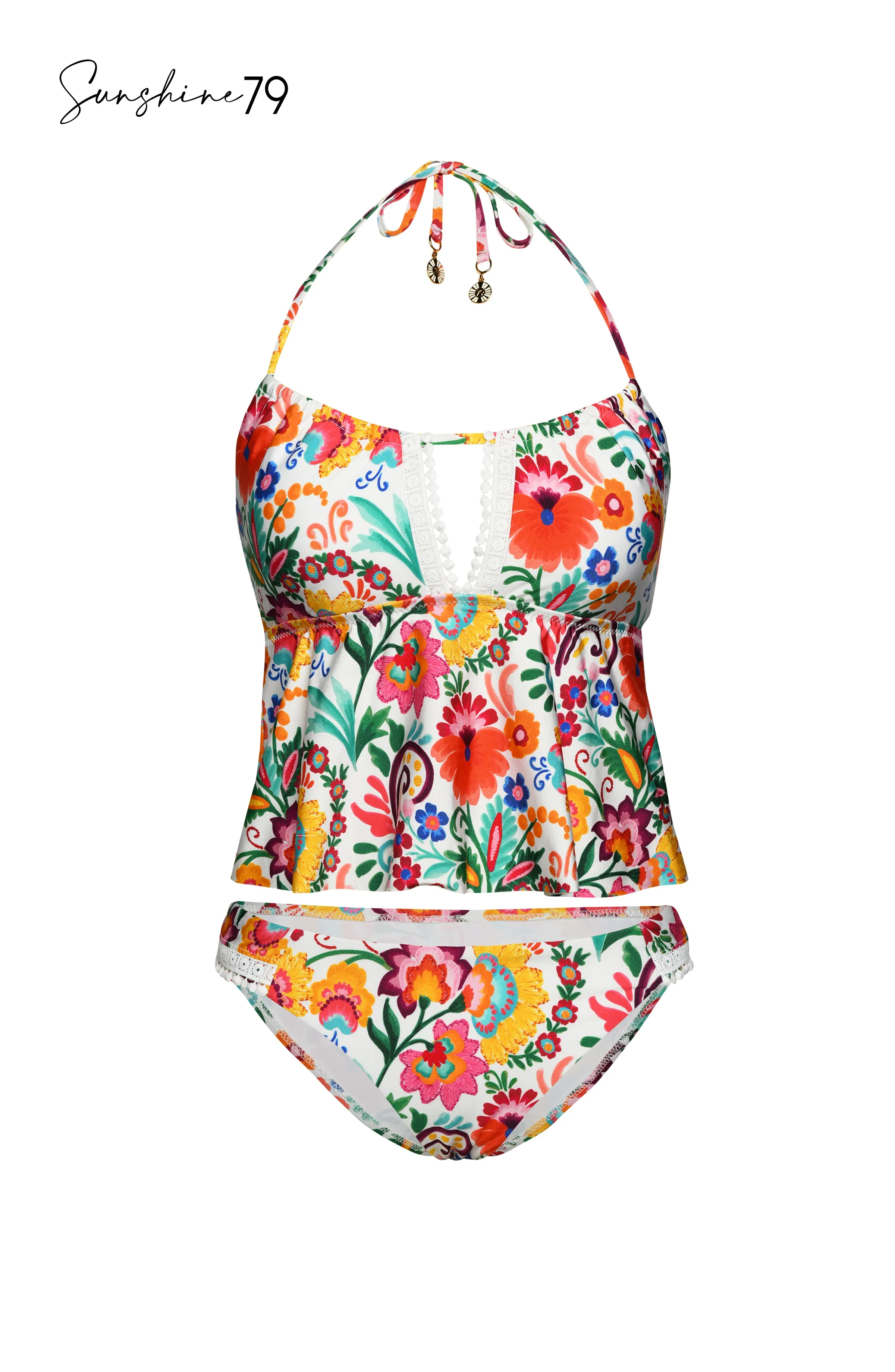 Sunshine 79 Bonita Floral French Cut Bikini Bottom - FINAL SALE sold by La Blanca product image thumbnail 3