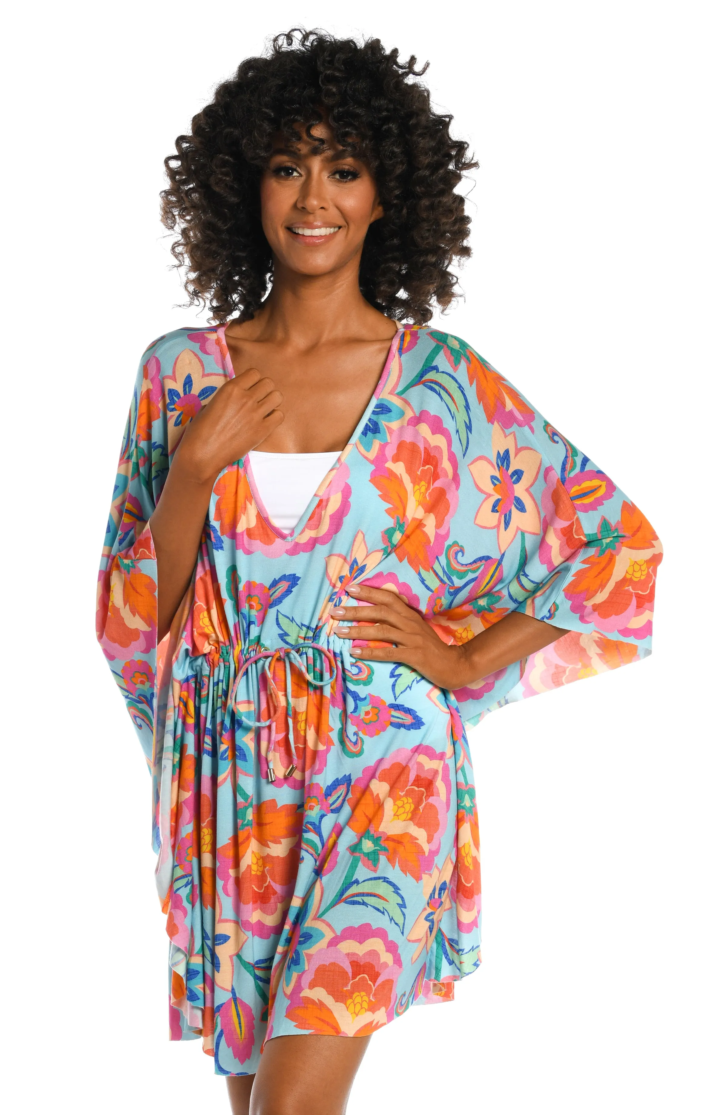 Breezy Beauty V-Neck Caftan - FINAL SALE sold by La Blanca