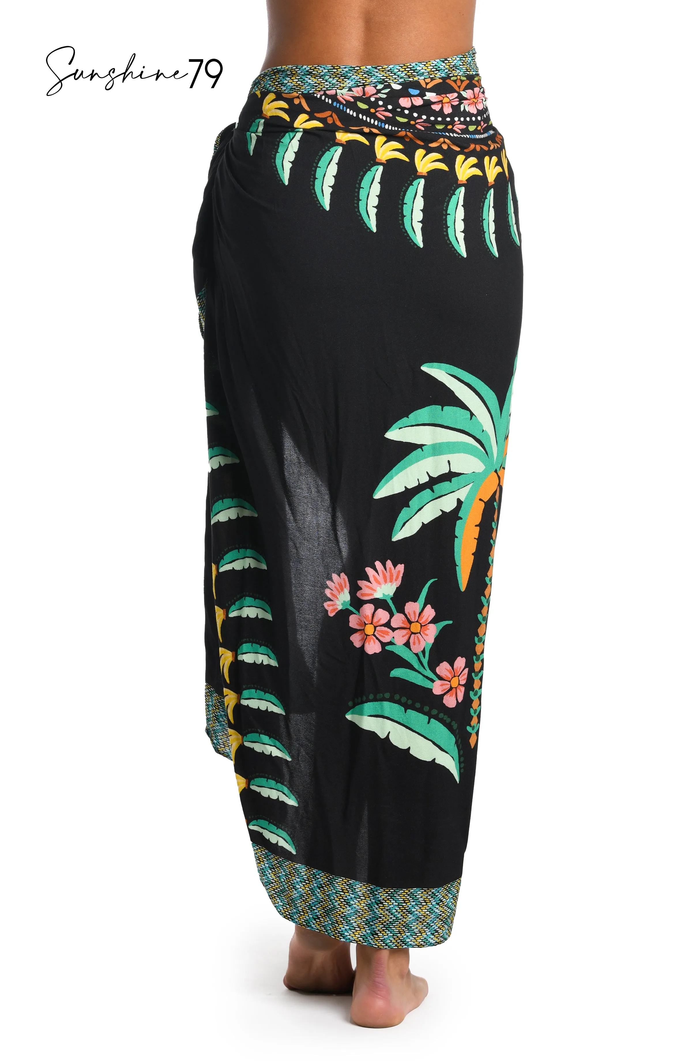 Sunshine 79 Palm Tree Paradise Pareo Wrap - FINAL SALE sold by La Blanca product image thumbnail 2