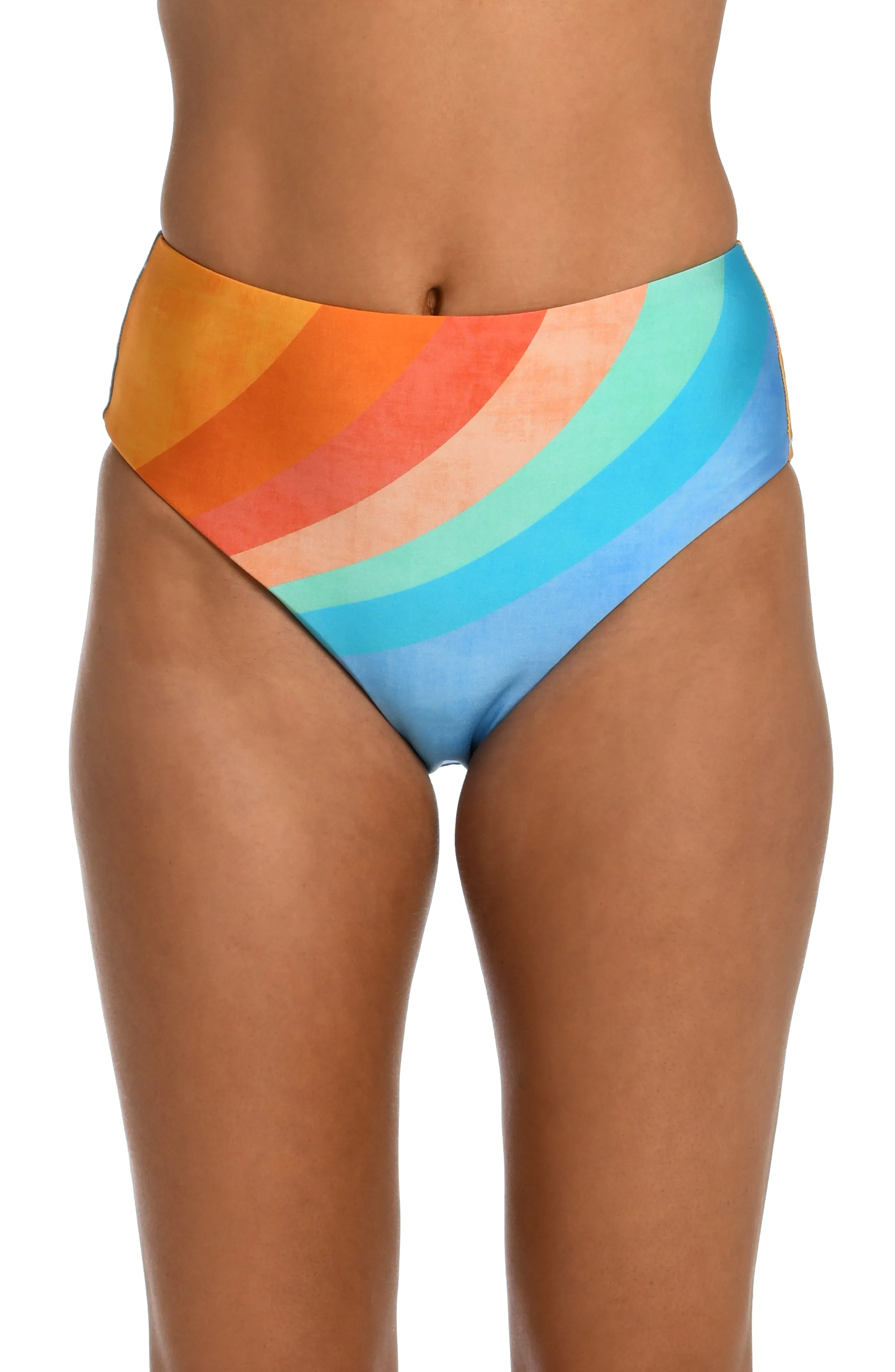 Sunshine 79 Mod Block High-Waist Bottom sold by La Blanca
