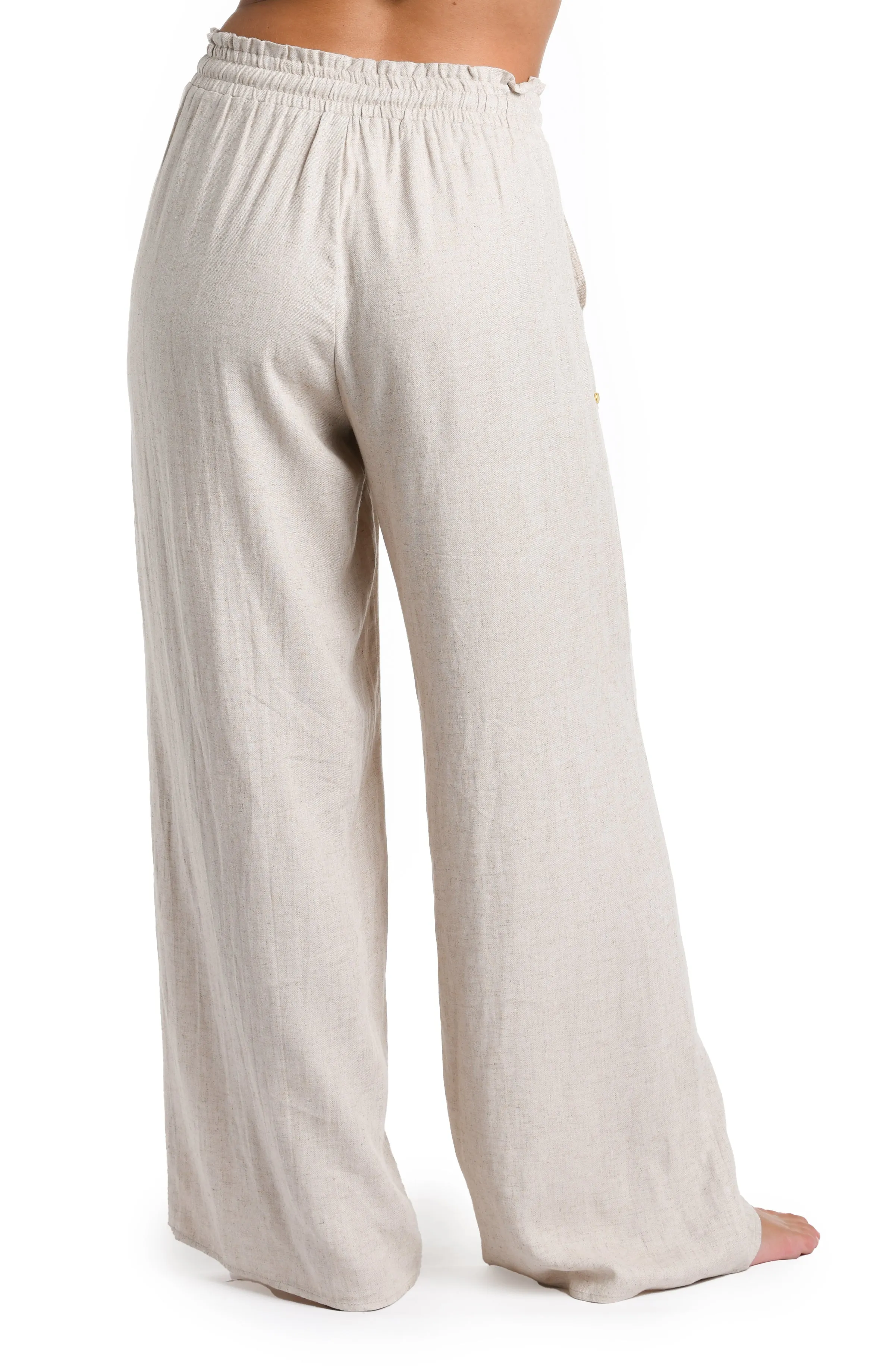 Delphine Coast Beach Pant Cover Up - Taupe sold by La Blanca product image thumbnail 2