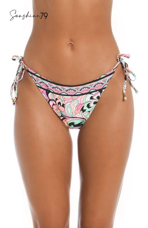Sunshine 79 Paisley Party String Tie-Side Hipster Bottom - FINAL SALE sold by La Blanca