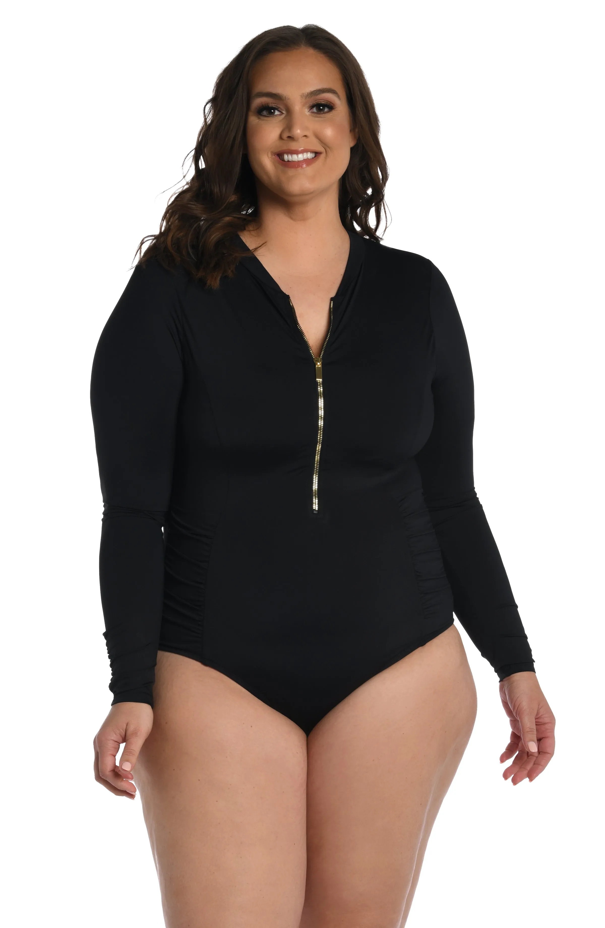 Island Goddess Paddlesuit One Piece - Black sold by La Blanca product image thumbnail 4