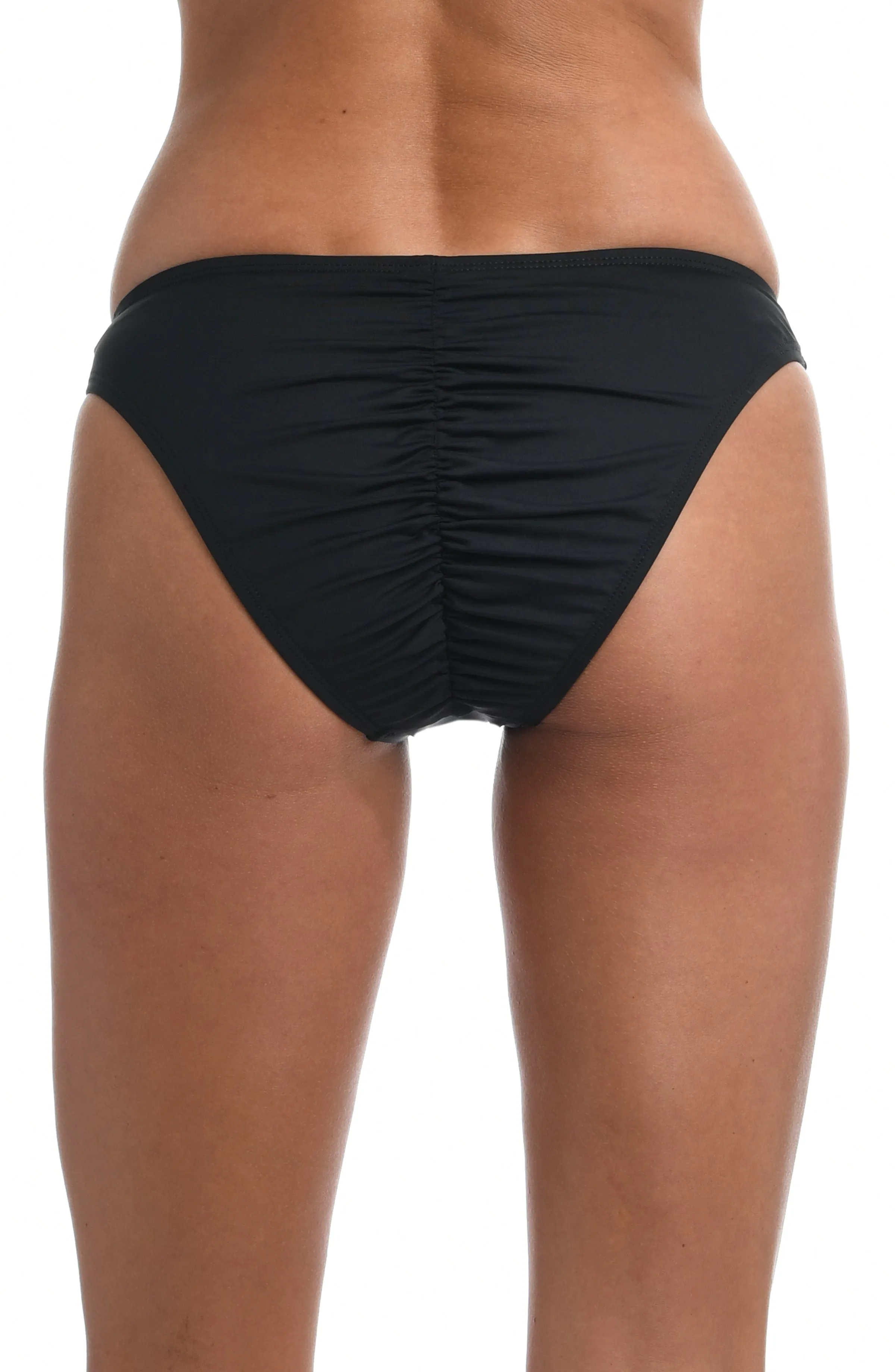 Island Goddess Scoop Front Ruched Back Bottom - Black - FINAL SALE sold by La Blanca product image thumbnail 2