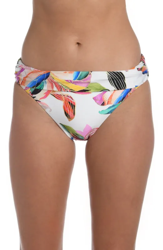 Paradise City Shirred Band Hipster Bottom sold by La Blanca