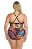 Sunlit Soiree High-Neck Keyhole One Piece sold by La Blanca