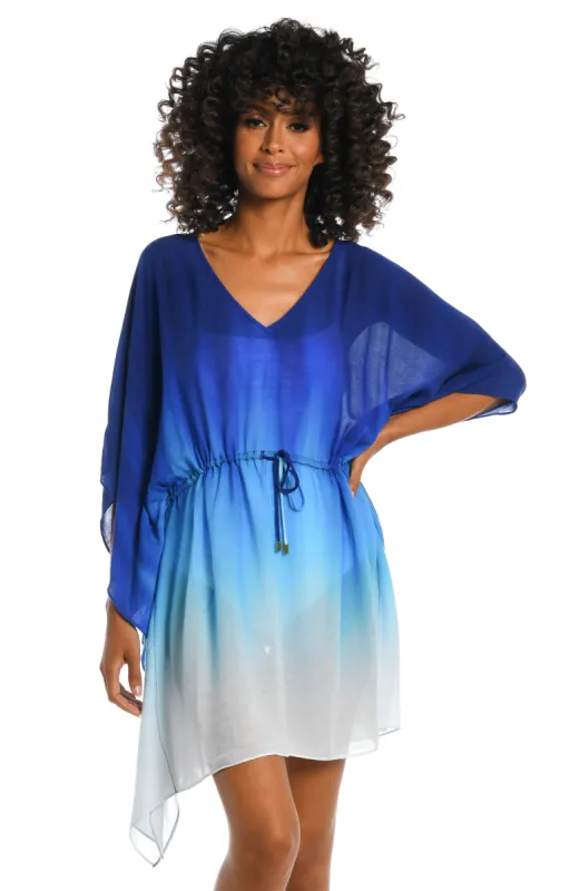 Ocean Oasis V-Neck Caftan - FINAL SALE sold by La Blanca