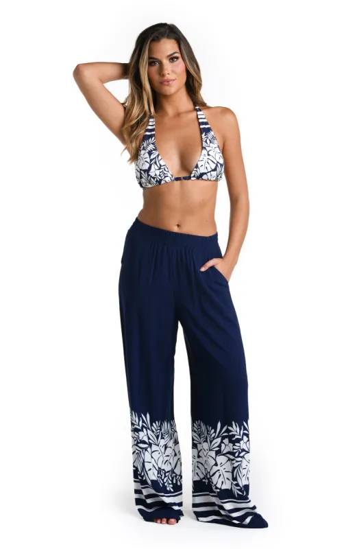 Beach Bungalow Palazzo Pant Cover Up sold by La Blanca