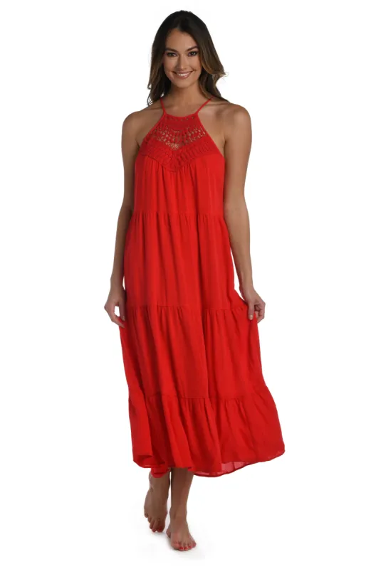 Coastal Covers Halter Midi Dress - FINAL SALE sold by La Blanca