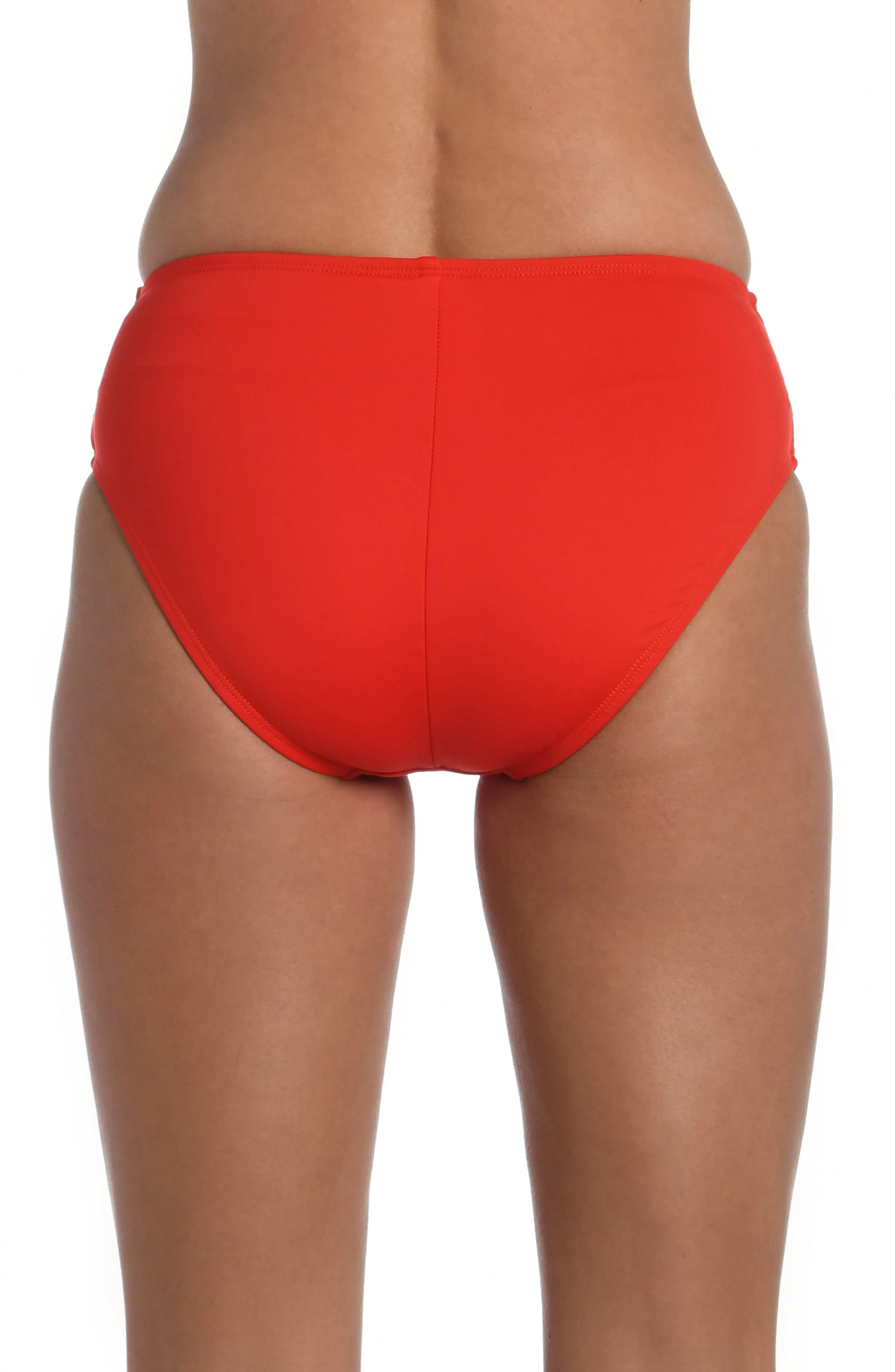 Island Goddess Mid-Waist Sash Band Bottom - Cherry (Final Sale) sold by La Blanca product image thumbnail 2
