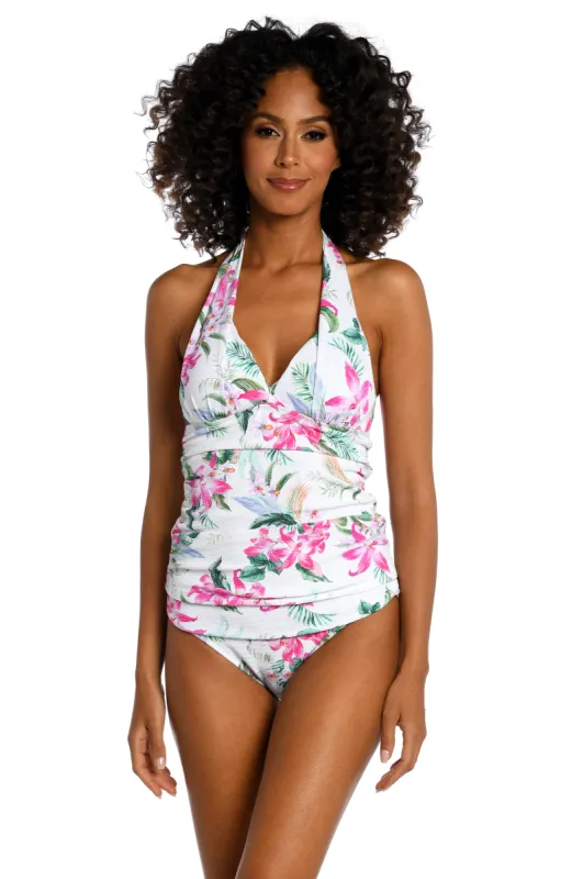 Mystic Palms Halter Tankini Top - FINAL SALE sold by La Blanca