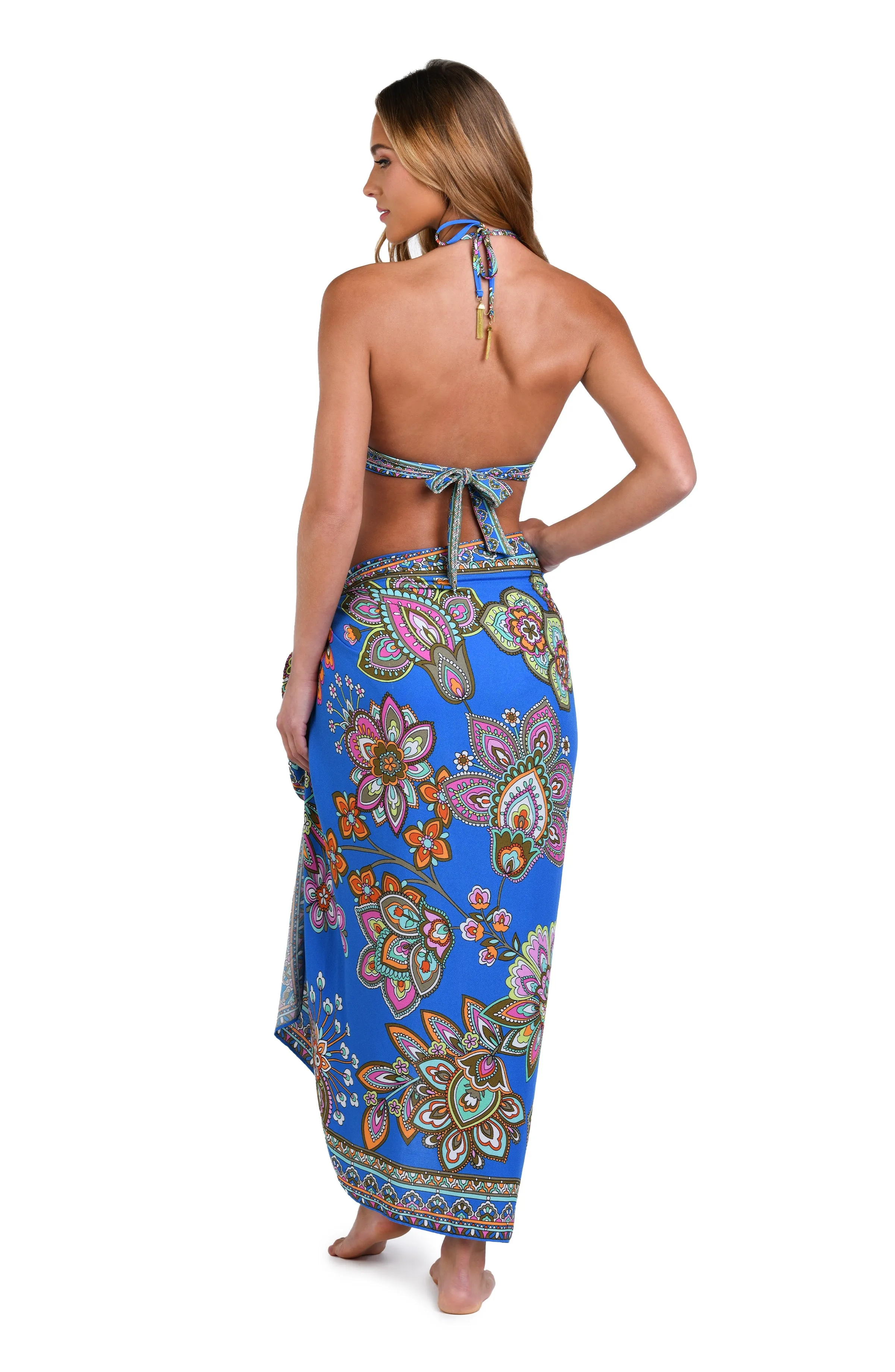 Sunshine 79 Beatnik Blossoms Pareo Wrap - FINAL SALE sold by La Blanca product image thumbnail 4