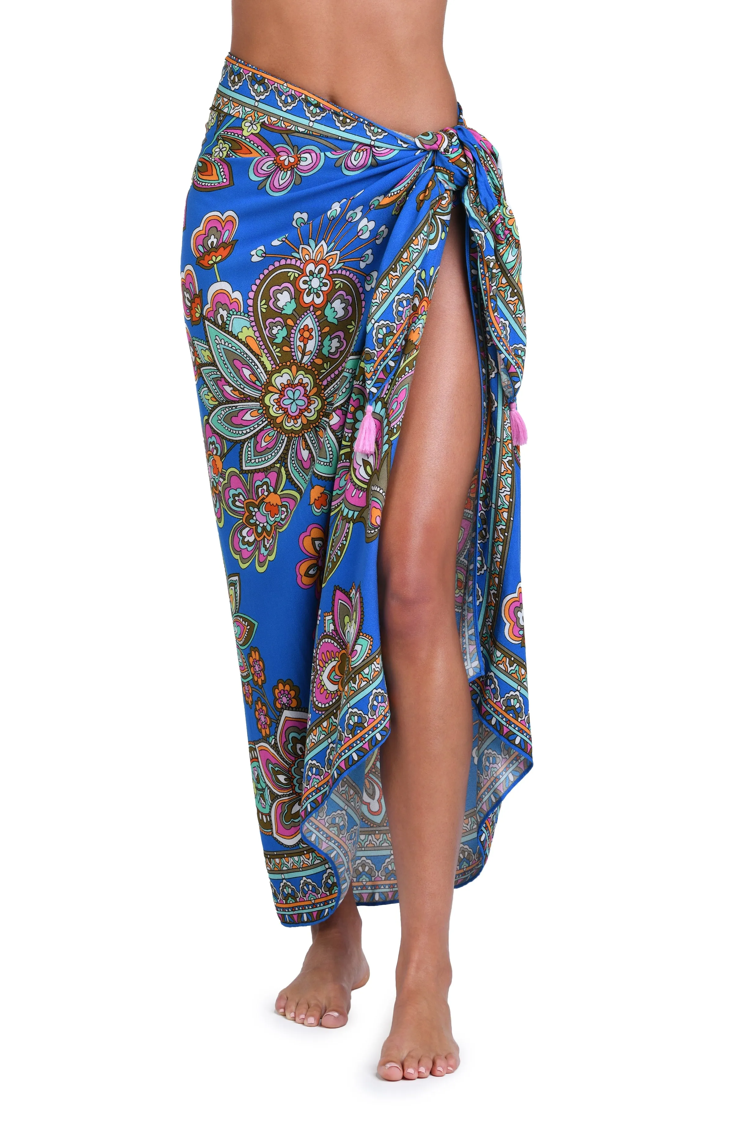 Sunshine 79 Beatnik Blossoms Pareo Wrap - FINAL SALE sold by La Blanca