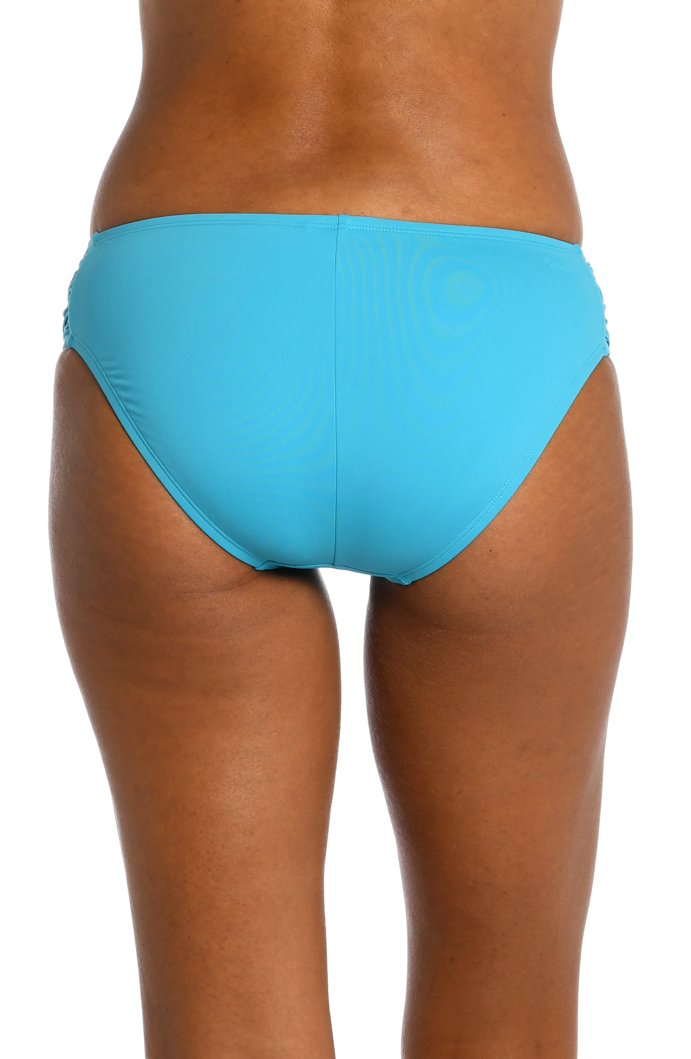 Island Goddess Side Shirred Hipster Bottom - Azul - FINAL SALE sold by La Blanca product image thumbnail 2