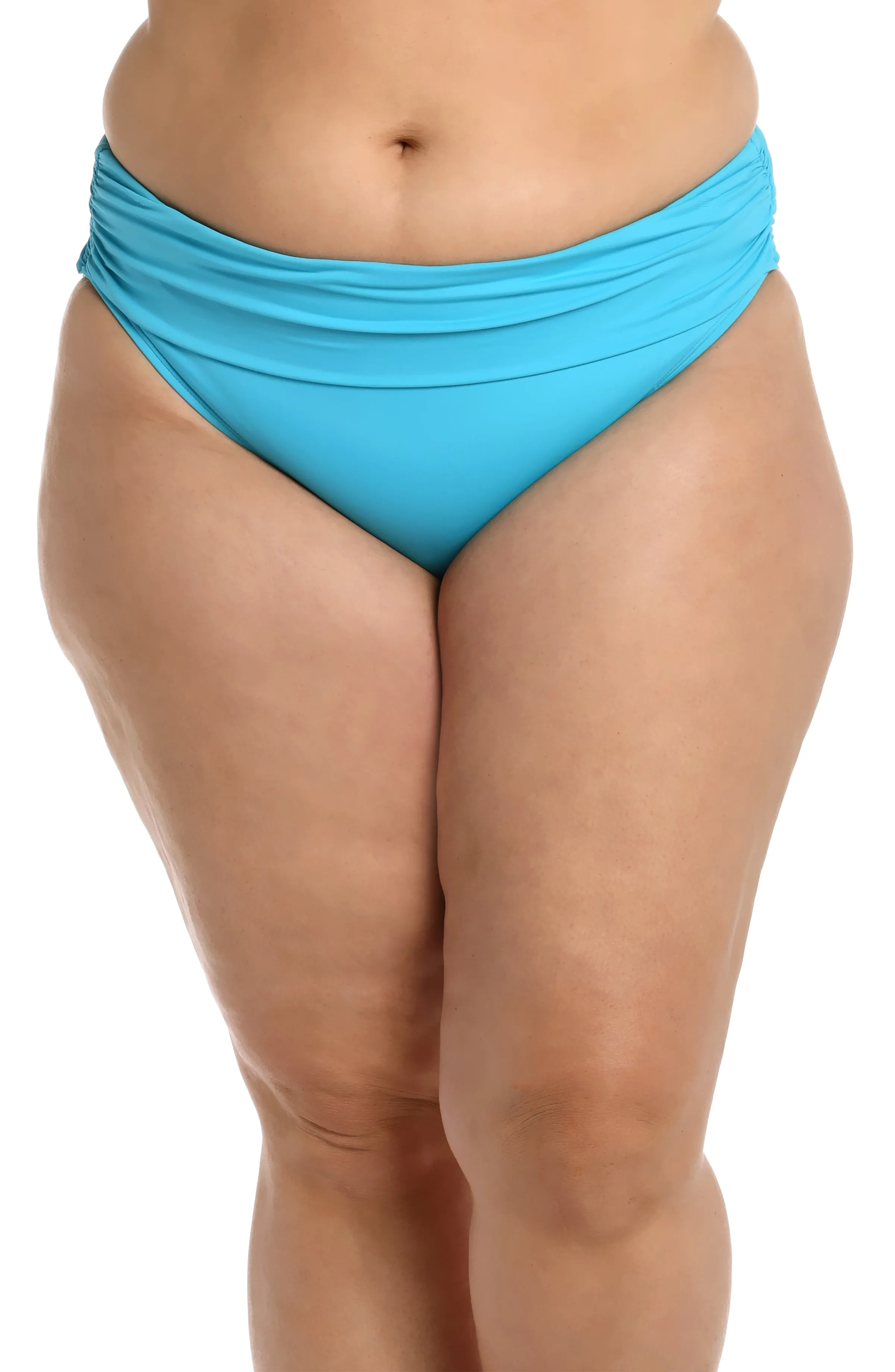 Island Goddess Shirred Band Hipster Bottom - Azul - FINAL SALE sold by La Blanca product image thumbnail 3