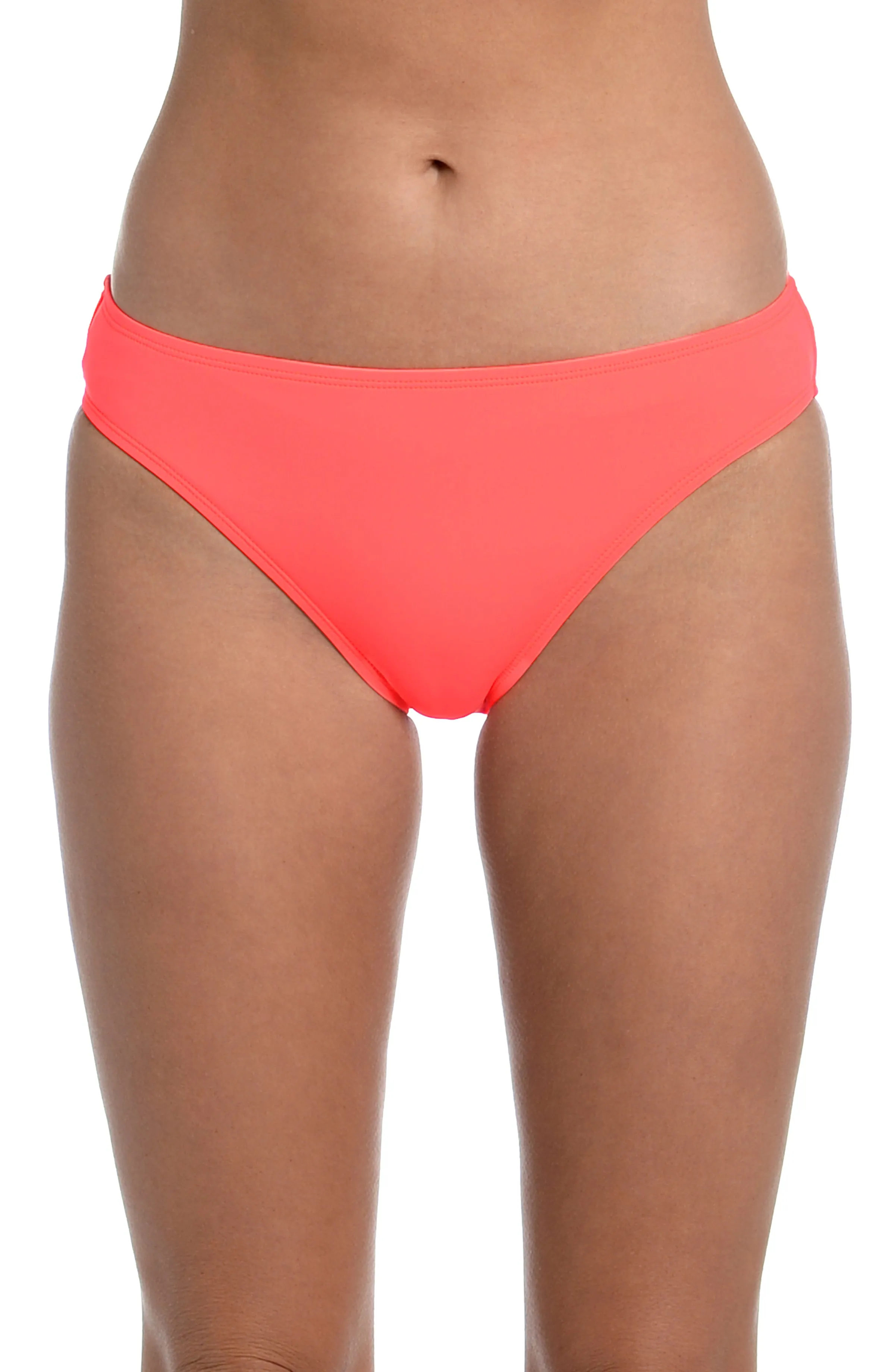Island Goddess Hipster Bottom - Hot Coral - FINAL SALE sold by La Blanca