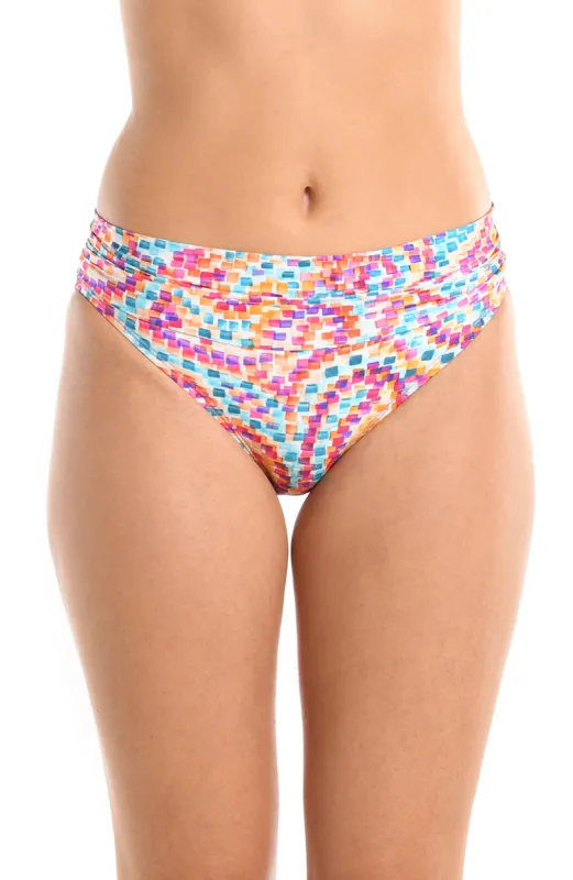 Pebble Beach Shirred Band Hipster Bottom (Final Sale) sold by La Blanca