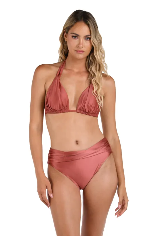 Earth Goddess Halter Triangle Top - Sienna - FINAL SALE sold by La Blanca