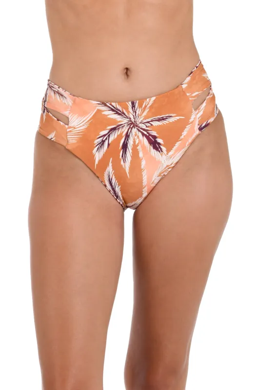 Sandy Cove Reversible Mid-Waist Keyhole Bottom - FINAL SALE sold by La Blanca