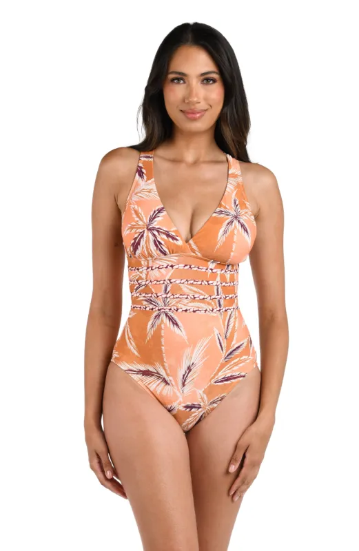 Sandy Cove Multi-Strap Cross-Back One Piece - FINAL SALE sold by La Blanca