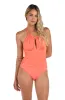 Island Goddess High Neck Keyhole One Piece - Sunset - FINAL SALE sold by La Blanca