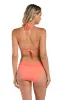 Island Goddess Ruched Band Hipster Bottom - Sunset - FINAL SALE sold by La Blanca
