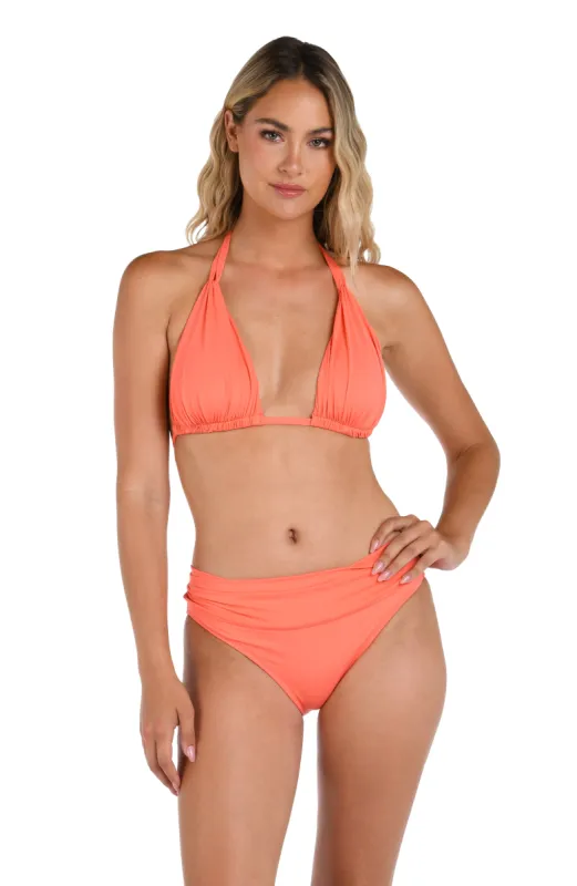 Island Goddess Halter Triangle Top - Sunset - FINAL SALE sold by La Blanca