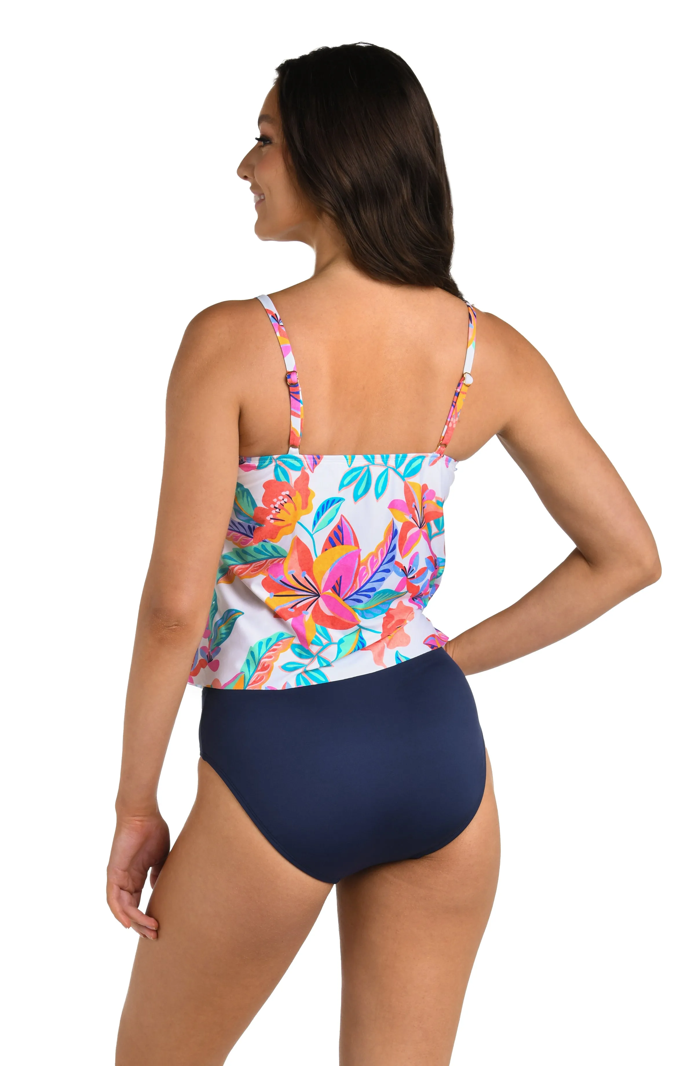 24th & Ocean Francesca Tropical Two Tiered Tankini Top - FINAL SALE sold by La Blanca product image thumbnail 2